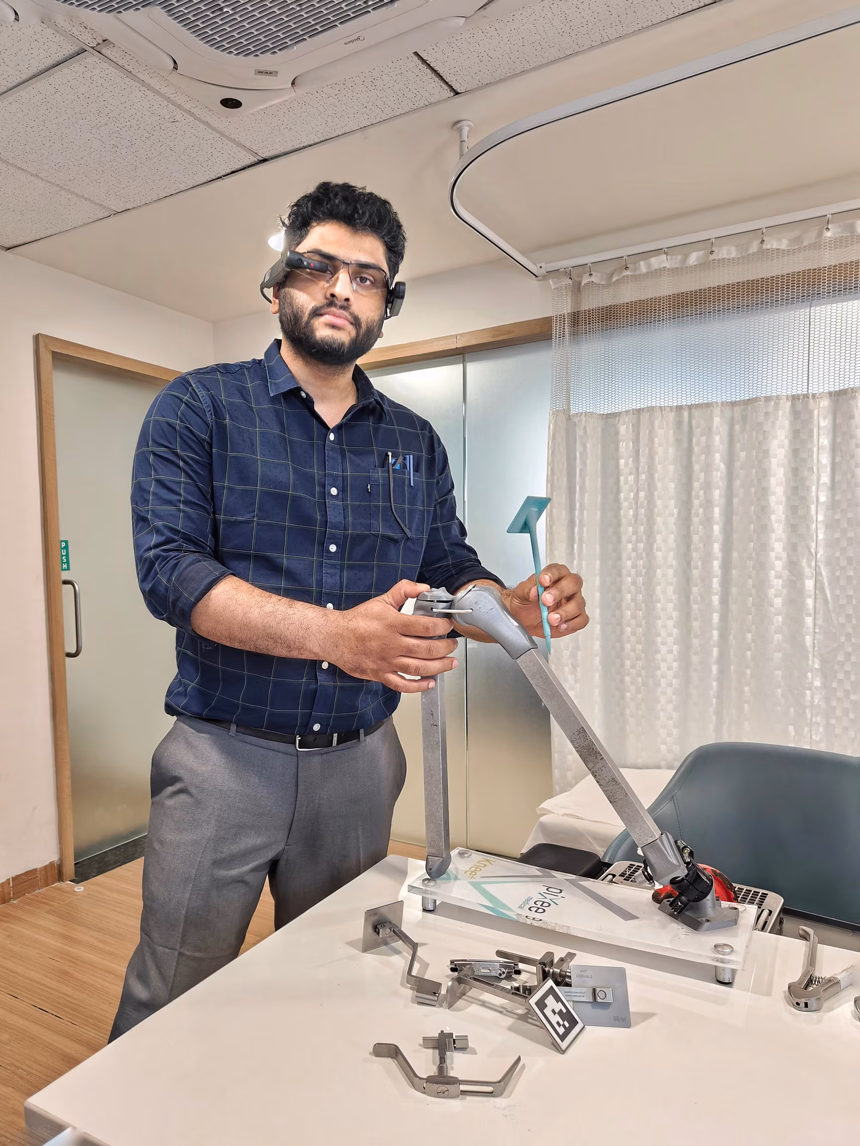 Dr. Tushar Nayak performing a procedure